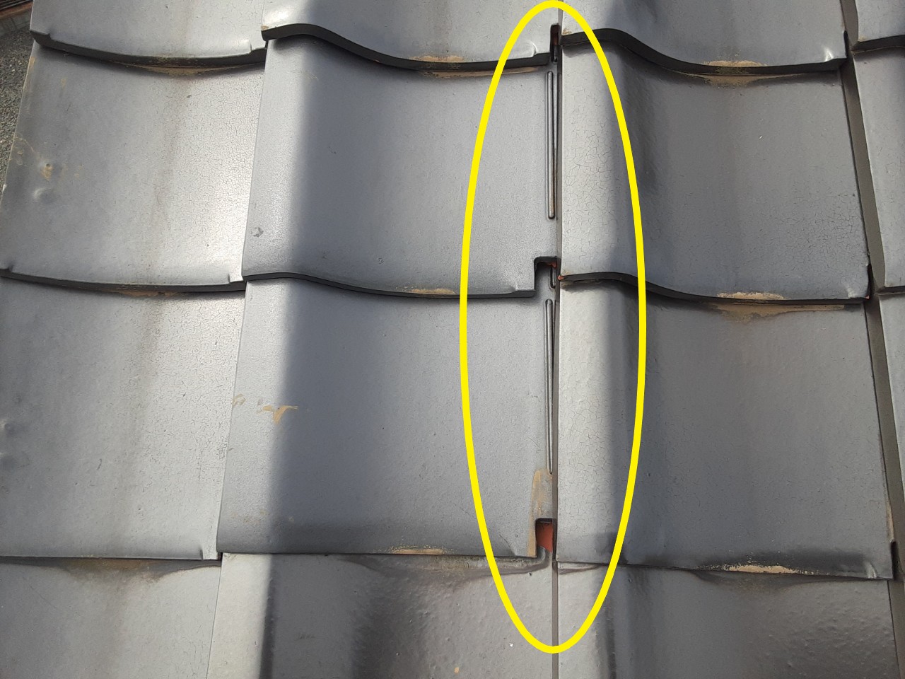 大きさが違う瓦